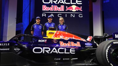 Verstappen Hadjar Mekies Red Bull launch