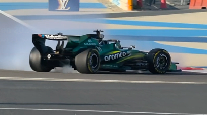 Stroll crash day 1 week 2 Bahrain