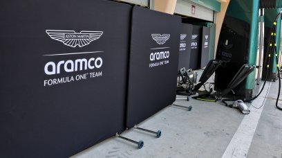 Aston Martin pitbox
