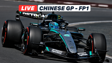 LIVE: Russell sets ominous Mercedes pace in sole China practice ahead of Sprint Qualifying