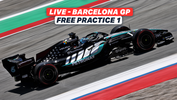 LIVE: George Russell bites back in Barcelona as Kimi Antonelli misses FP1