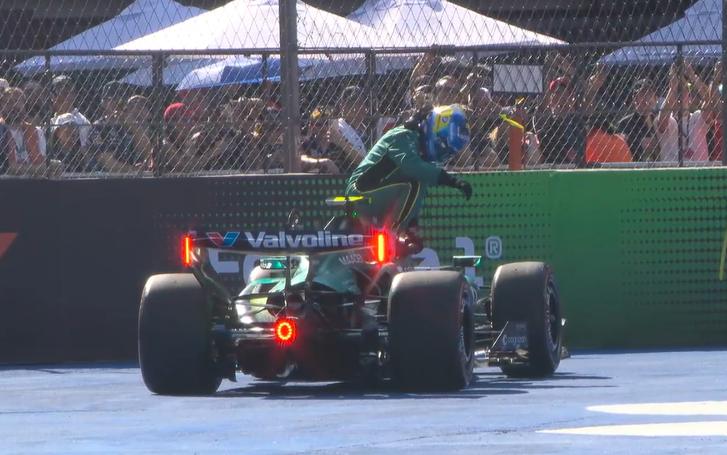 Guasto al propulsore Honda di Alonso: bandiera rossa anticipata nelle qualifiche di Città del Messico