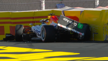 Lindblad tekent voor eerste F1-crash op Madring