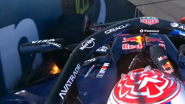 Vonkende Verstappen met de schrik vrij in tweede training