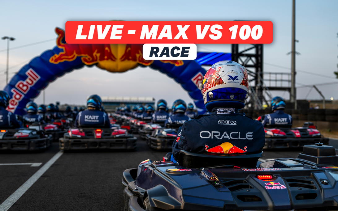 マックス・フェルスタッペン vs 100人の挑戦者:シルバーストン・カートチャレンジ生中継
