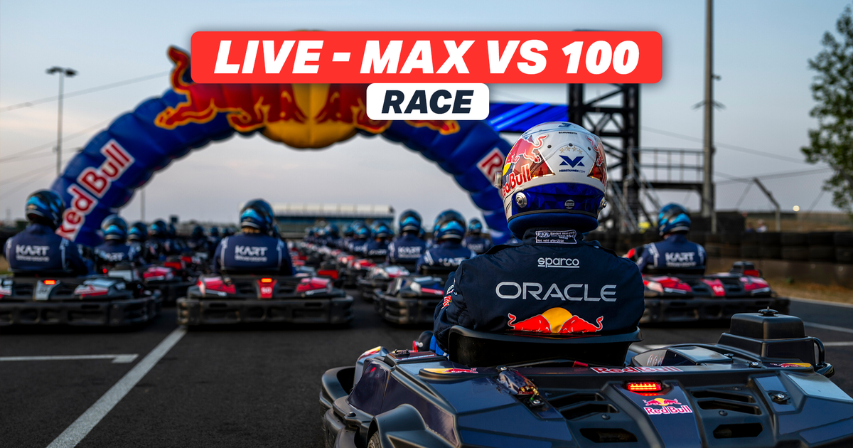 LIVE: Max Verstappen vs 100