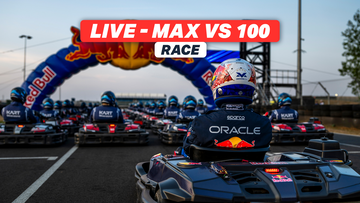 LIVE 'Max vs. 100': Verstappen in krankzinnige Red Bull-race