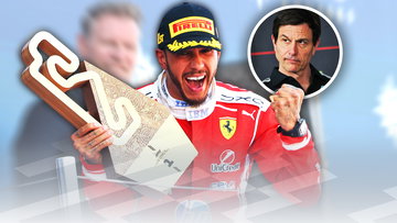 Hamilton declared title threat as Mercedes face major problem