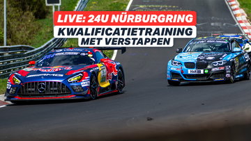 Livestream: Kwalificatietraining 1 - 24 uur van de Nürburgring met Max Verstappen