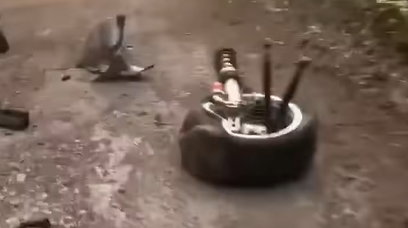 Verstappen crash screenshot