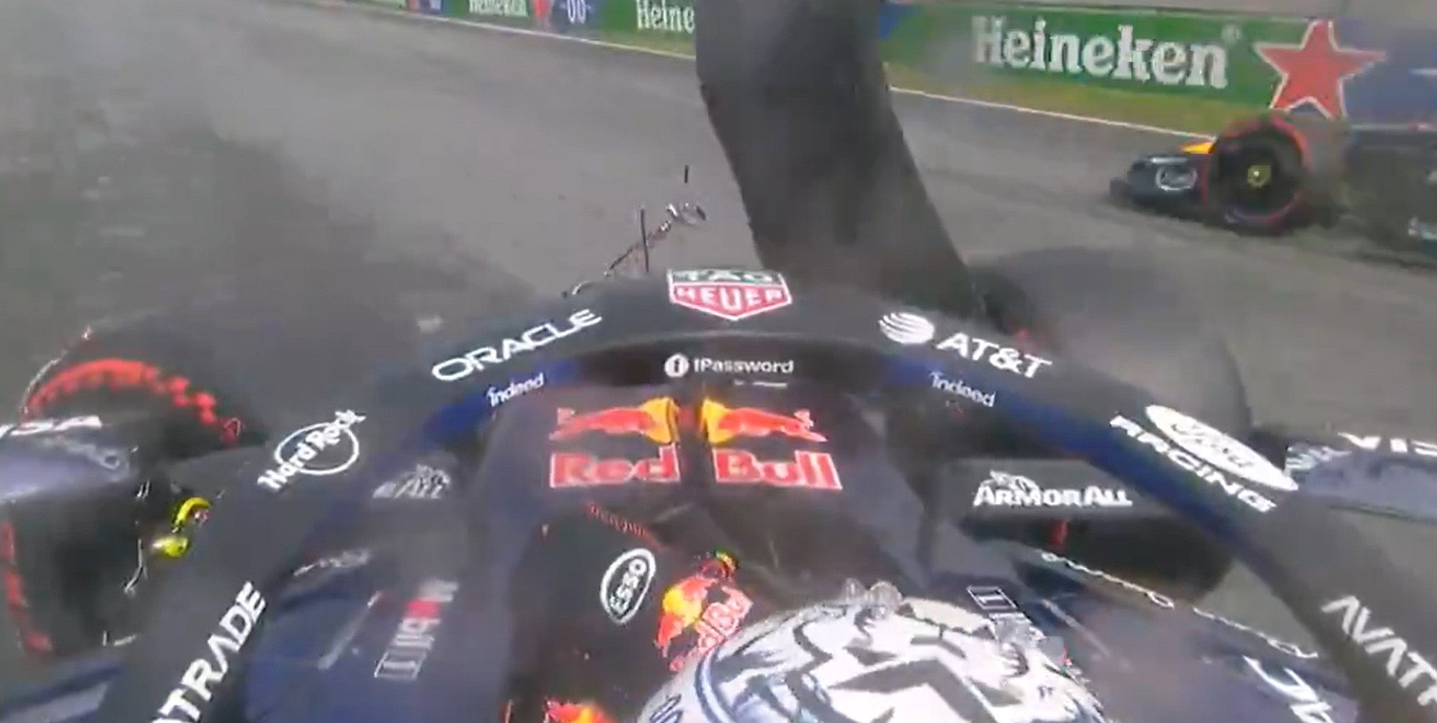 Verstappen crash screenshot