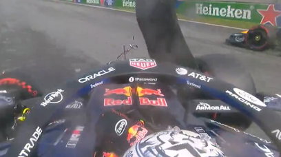 Verstappen crash screenshot