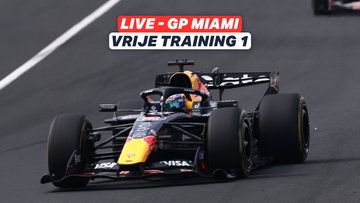 Live eerste vrije training F1 GP Miami 2026