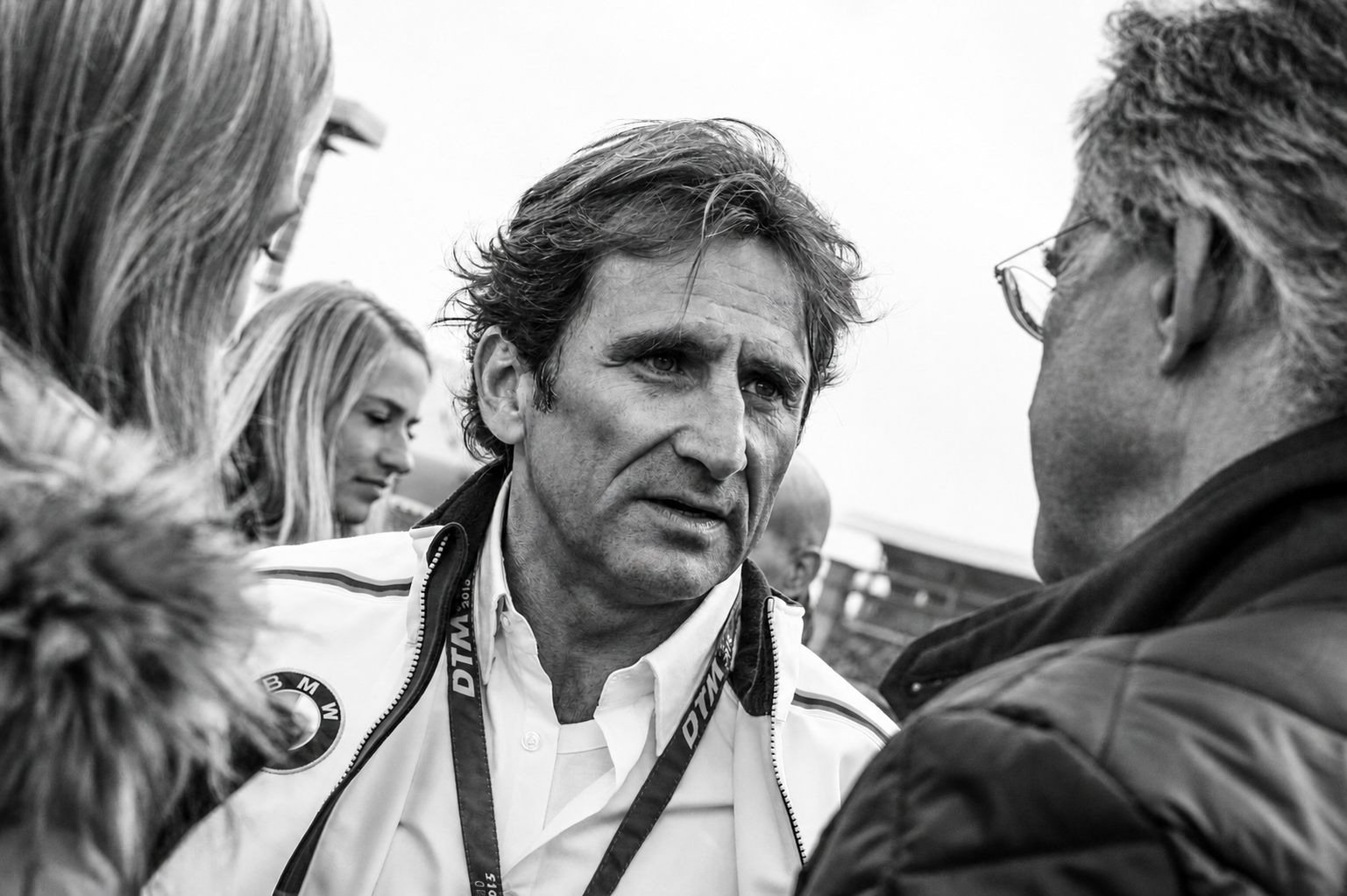 Alex Zanardi black white