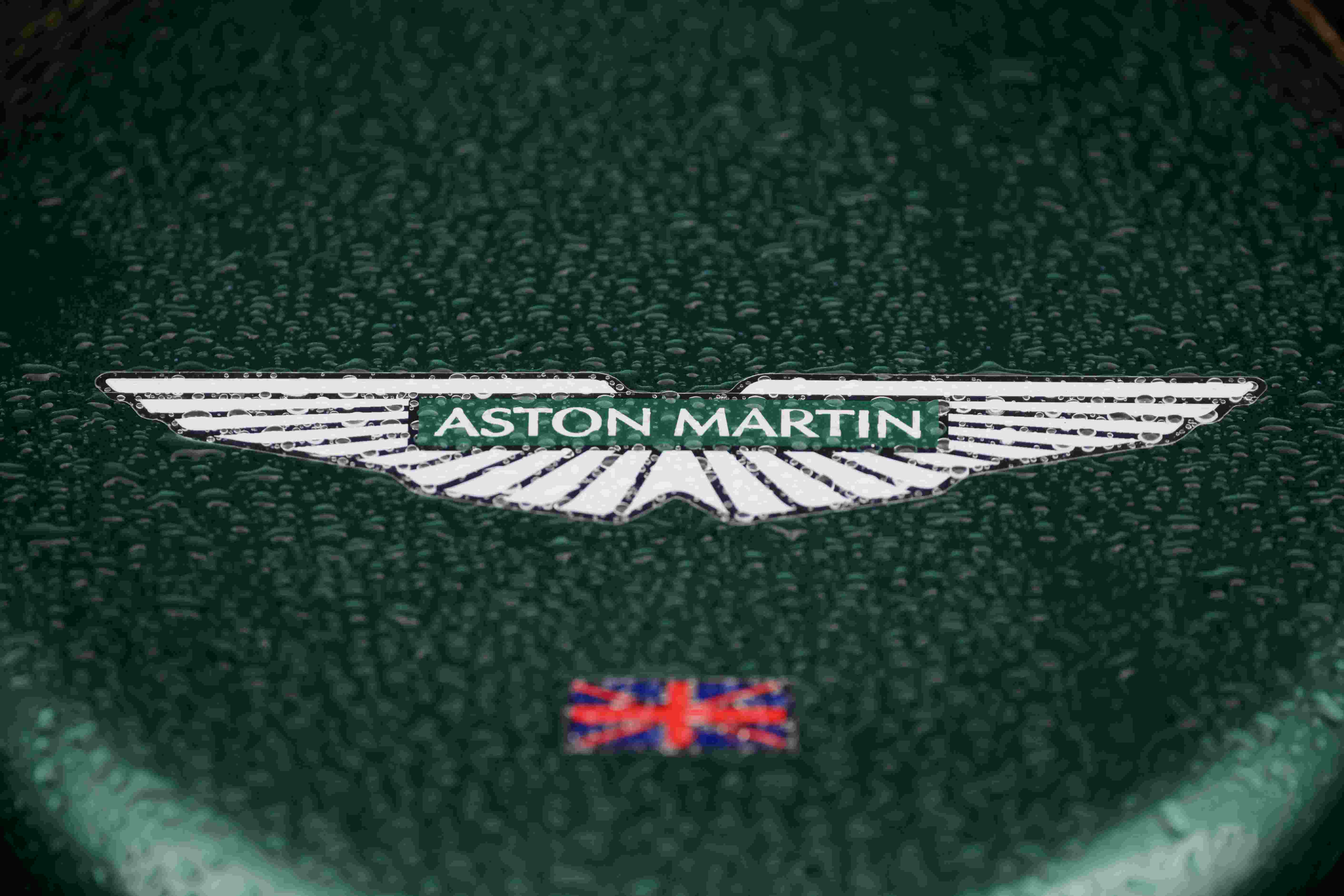 Aston Martin logo car nose