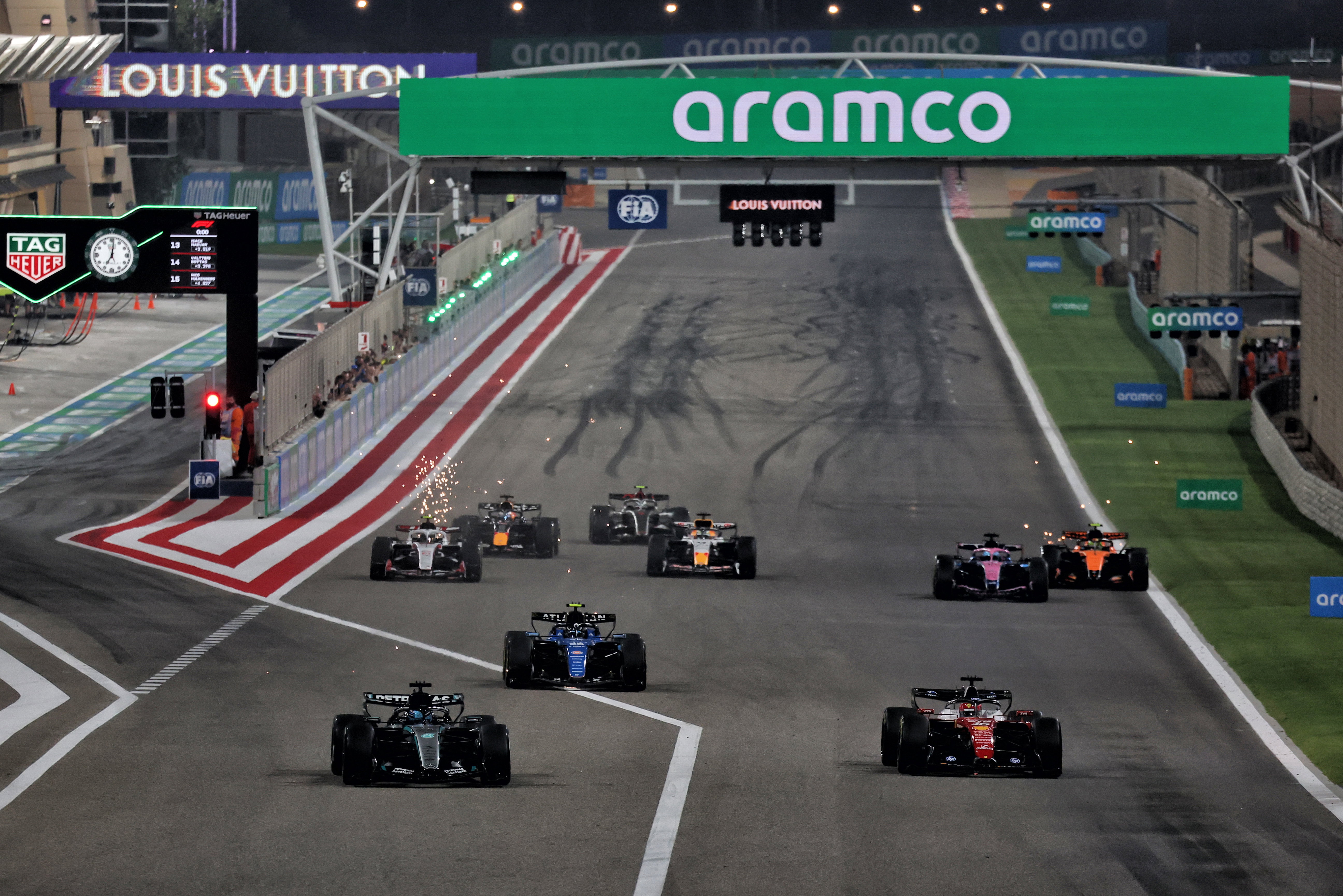 Bahrain practice start