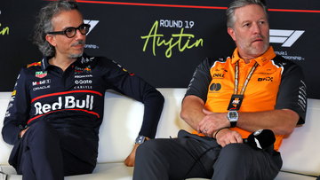 Laurent Mekies reveals Zak Brown chat after Gianpiero Lambiase tensions