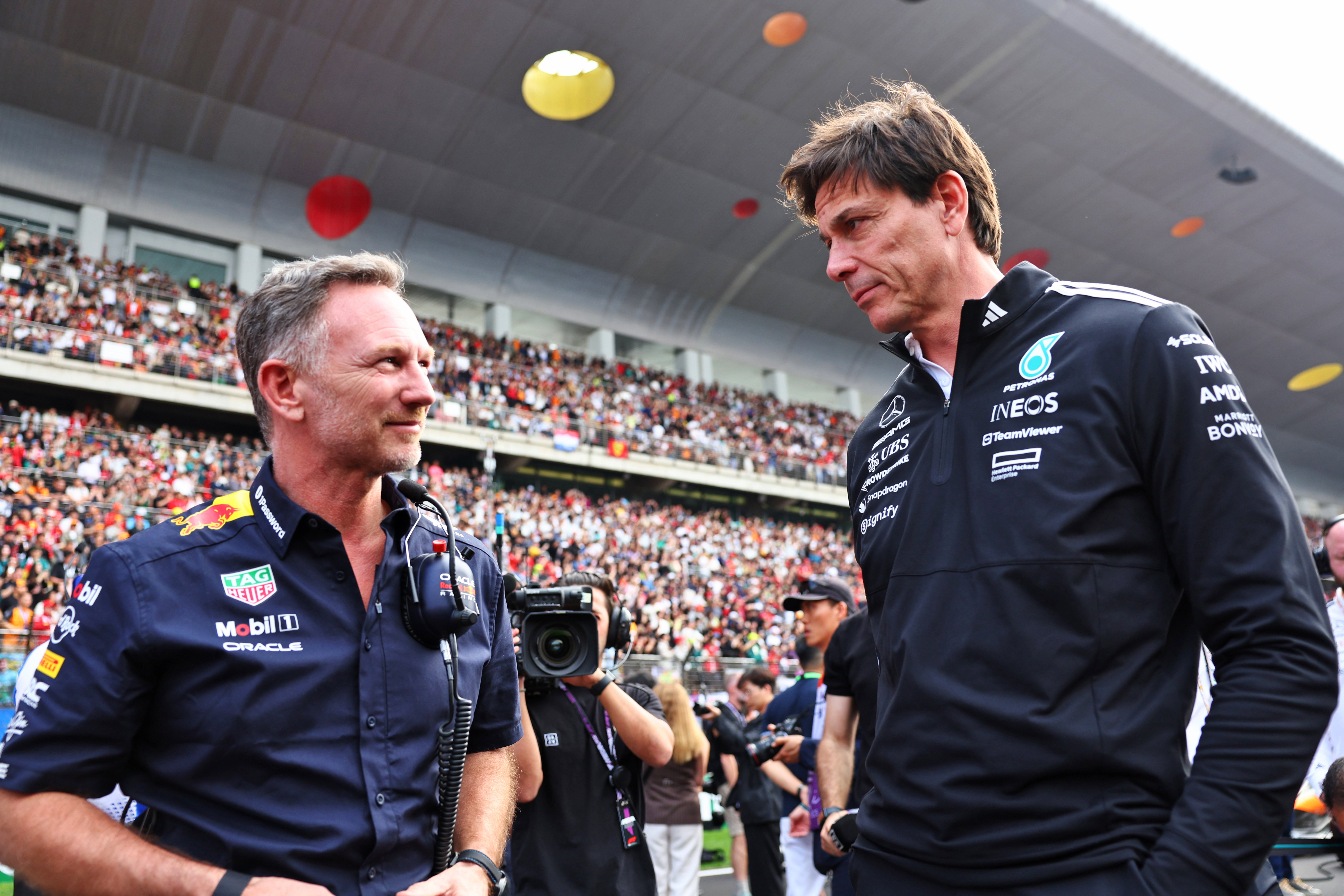 Christian Horner Toto Wolff