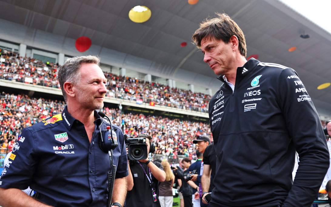 Christian Horner Toto Wolff
