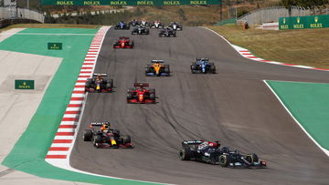 WK-stand Formule 1: Hamilton rekent af met Verstappen in Portugal