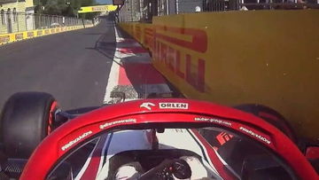 Video: Stroll and Giovinazzi end up in the wall and bring out red flags