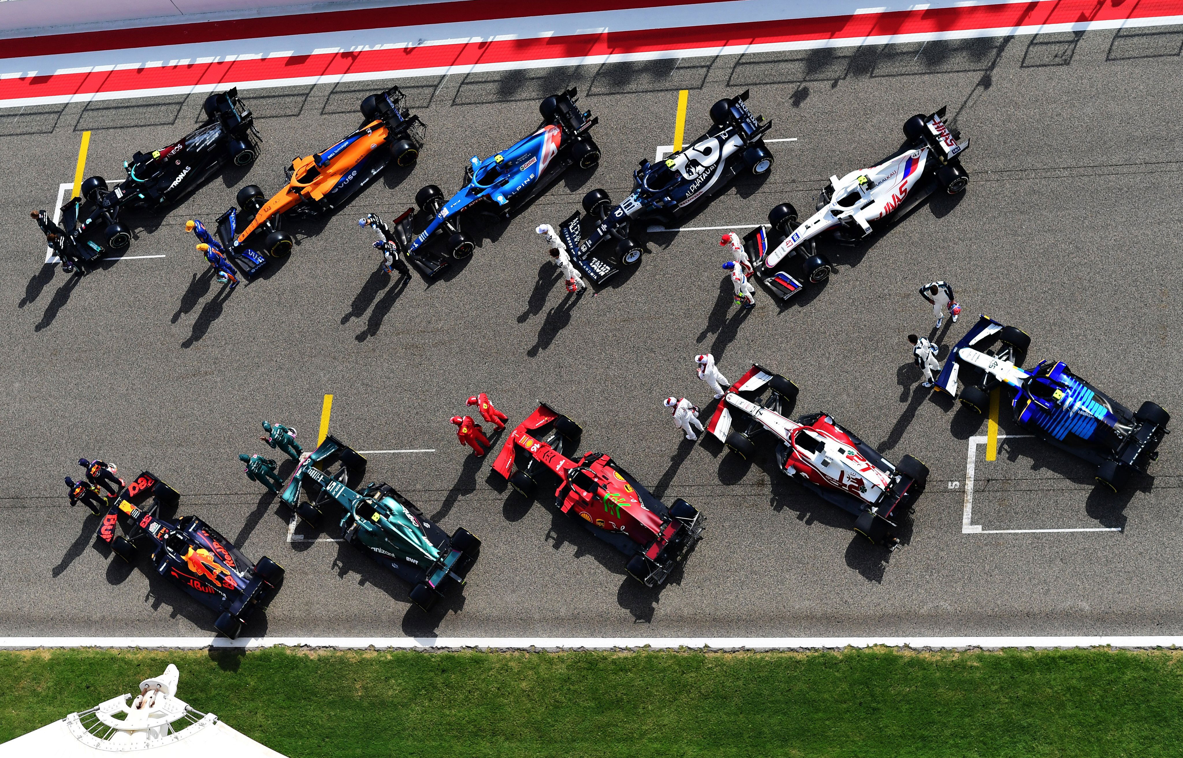 F1 grid 2021