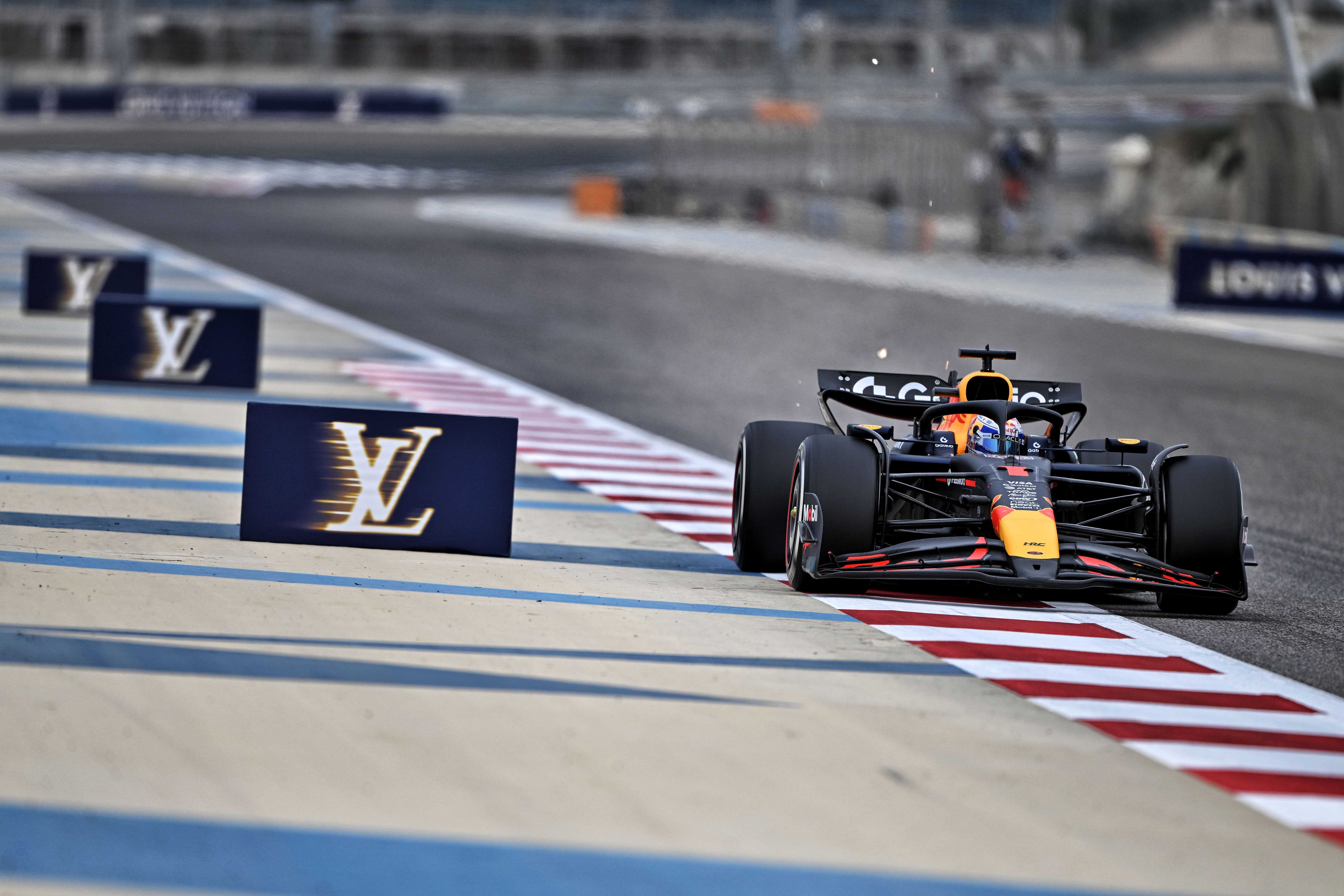F1 Bahrain testing Max Verstappen 2