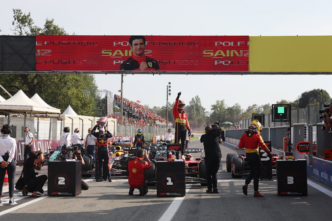 F1 Grand Prix Italie kwalificatie 2023 Carlos Sainz pole