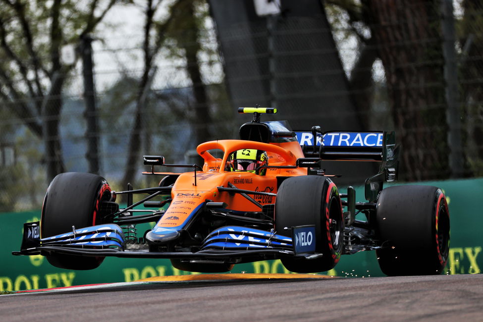 F1 Lando Norris Emilia Romagna Imola 2021 Qualifying Kwalificatie
