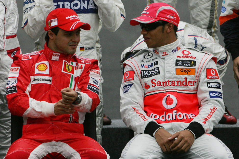 F1 Lewis Hamilton & Felipe Massa 2008