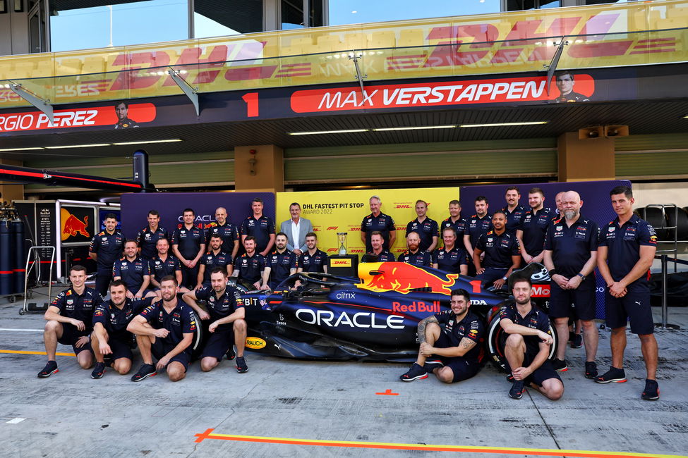 F1 Pitstop DHL Fastest Pit Stop Award 2022 Red Bull Racing