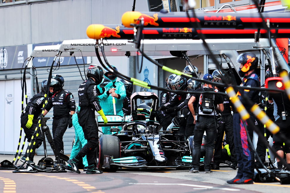 F1 Pitstop Valtteri Bottas Mercedes Monaco 2021