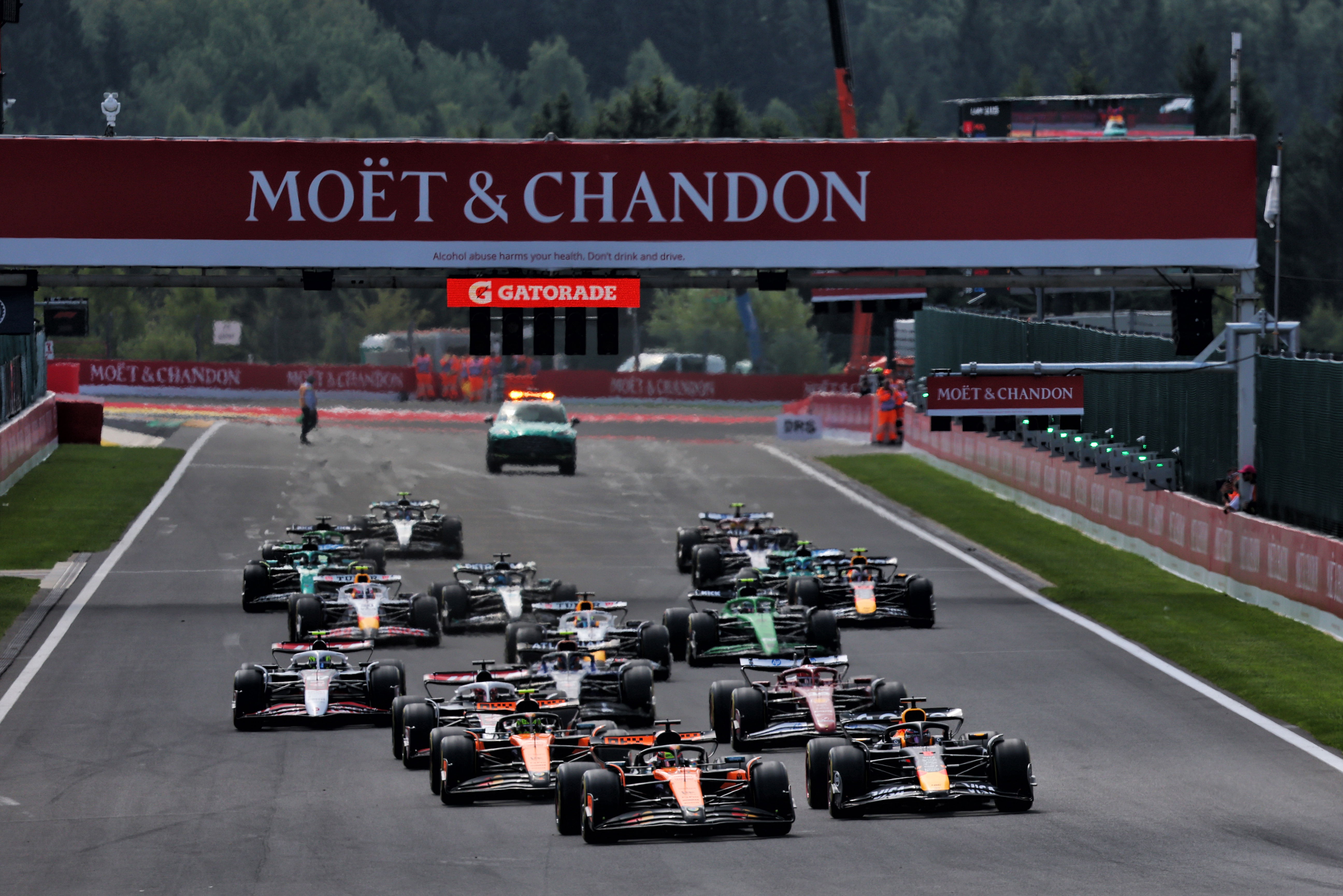 F1 sprint start Belgium