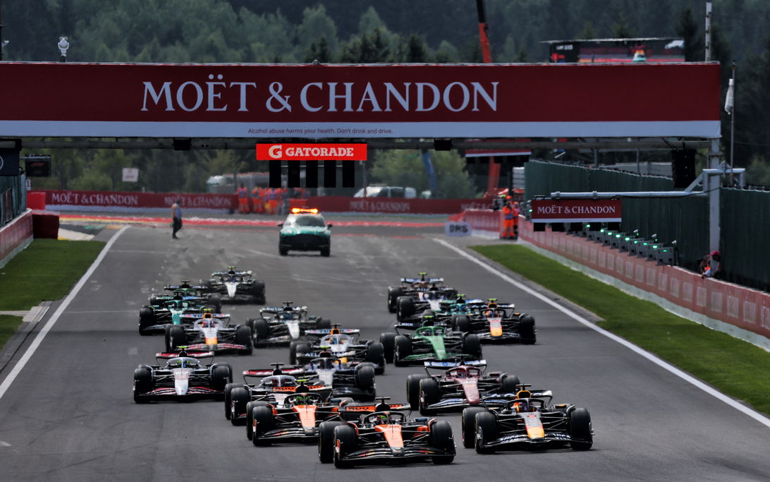 F1 sprint start Belgium