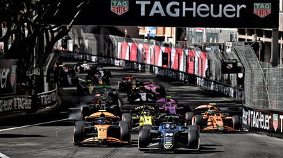 F2 Monaco 2025 start