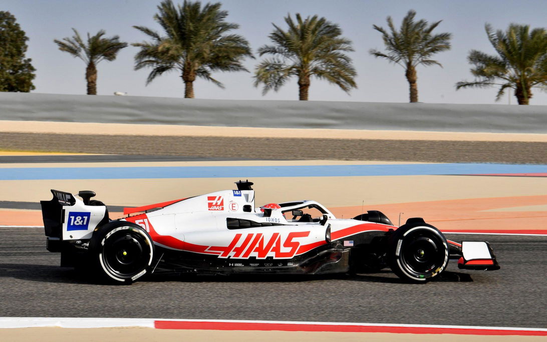Fittipaldi Haas Bahrein Test 2022 VF-22