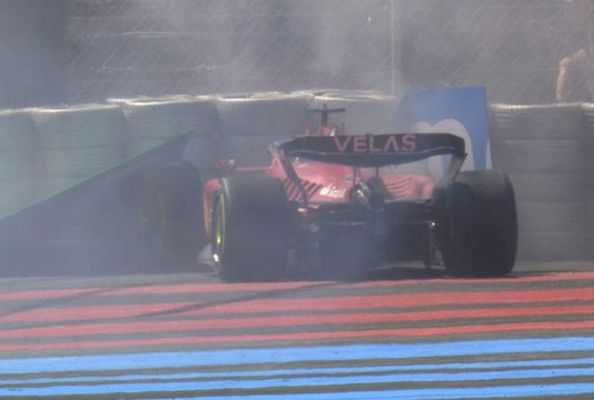 Leclerc crash France