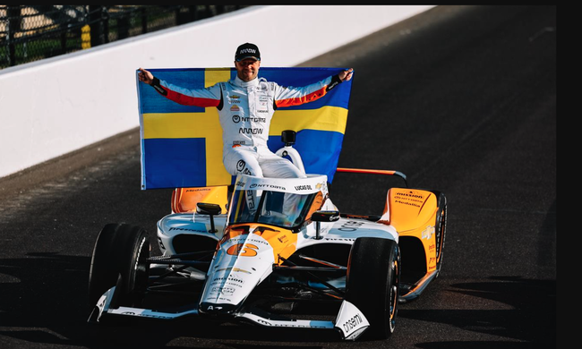 Felix Rosenqvist Indy 500 McLaren Arrows Qualifying 2023