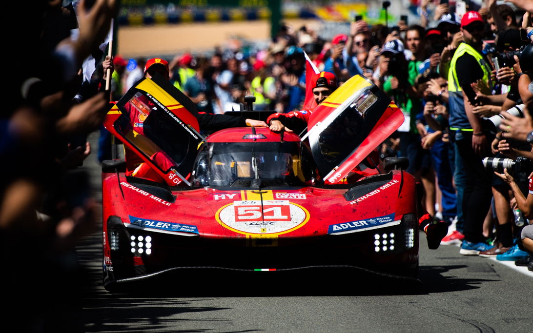 Ferrari le mans victory