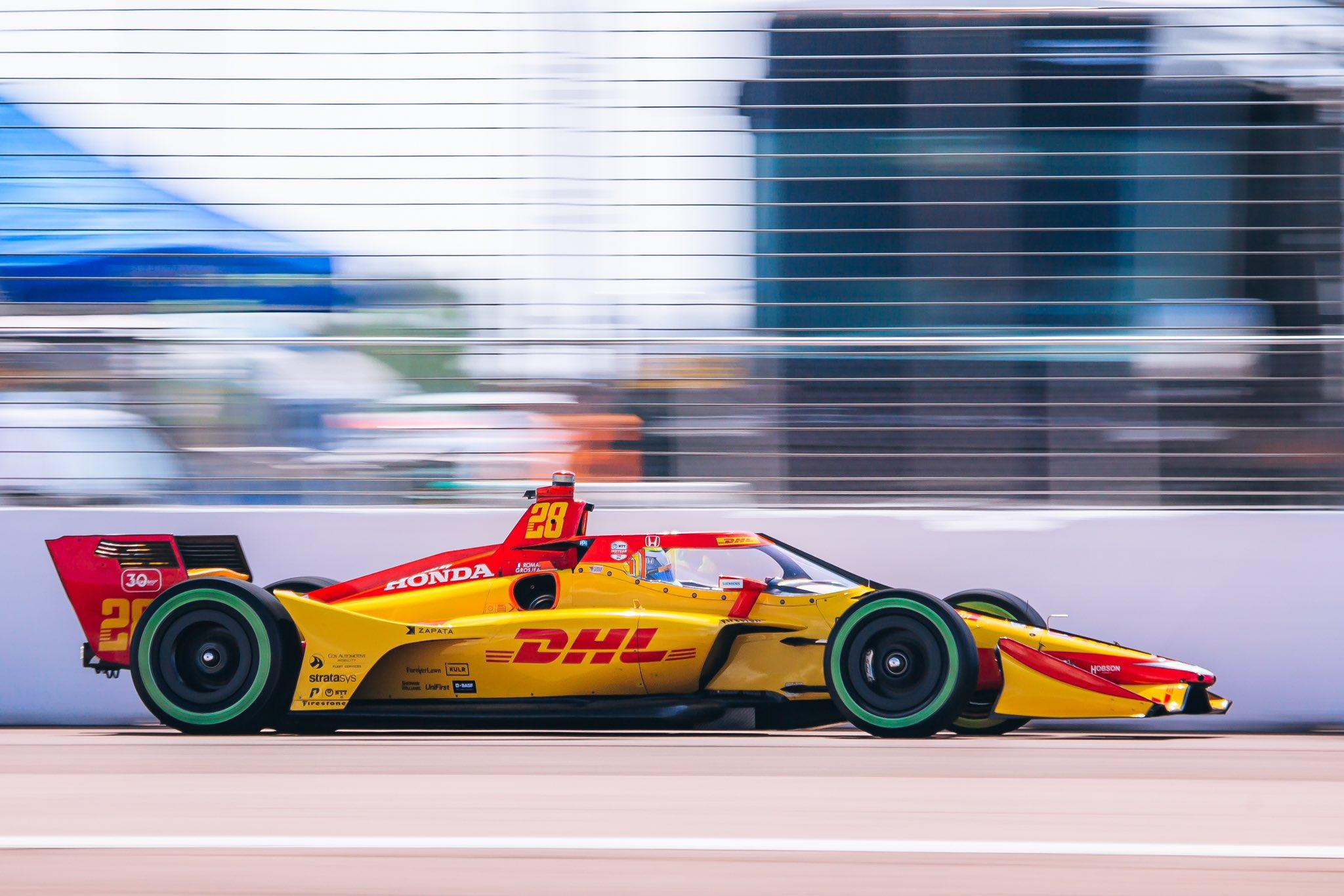 Grosjean Andretti St Petersburg Indy Car