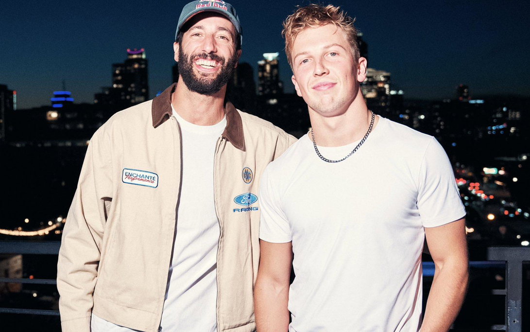 Daniel Ricciardo Reunites with Liam Lawson for Special Austin Concert