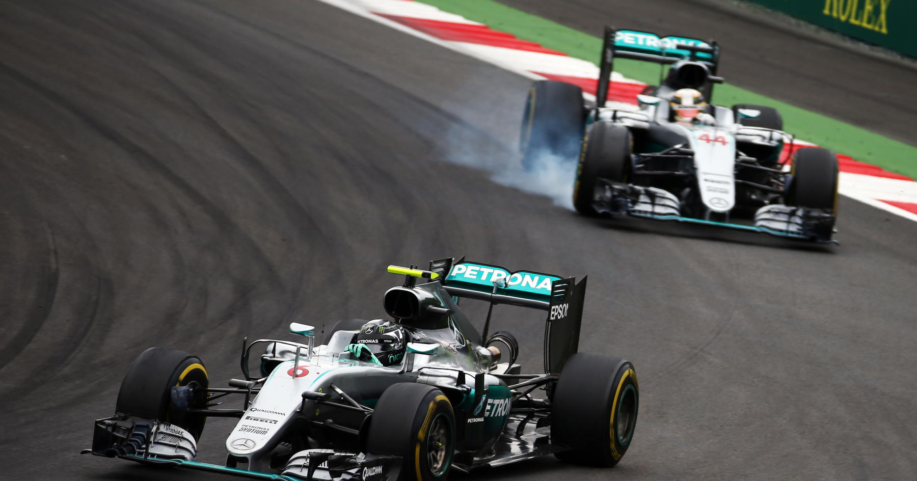 Mercedes left furious after latest 'unacceptable' Lewis Hamilton-Nico Rosberg collision – On This Day