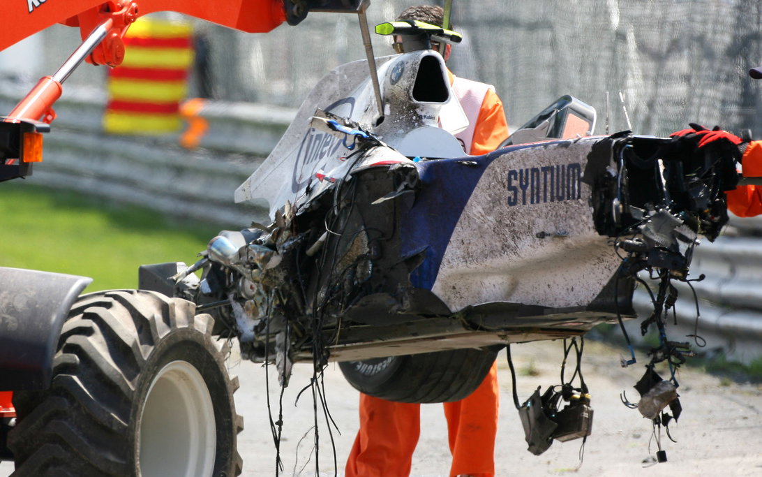 Kubica Crash Canada 2007