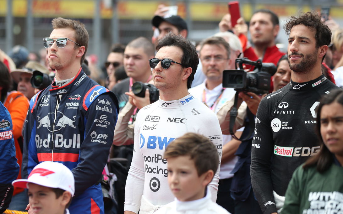 Kvyat Perez Ricciardo