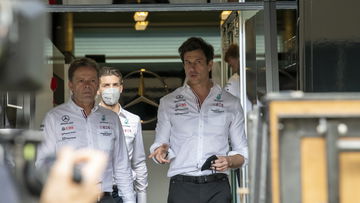 Video: Crowd surfing Wolff blows off steam in Abu Dhabi