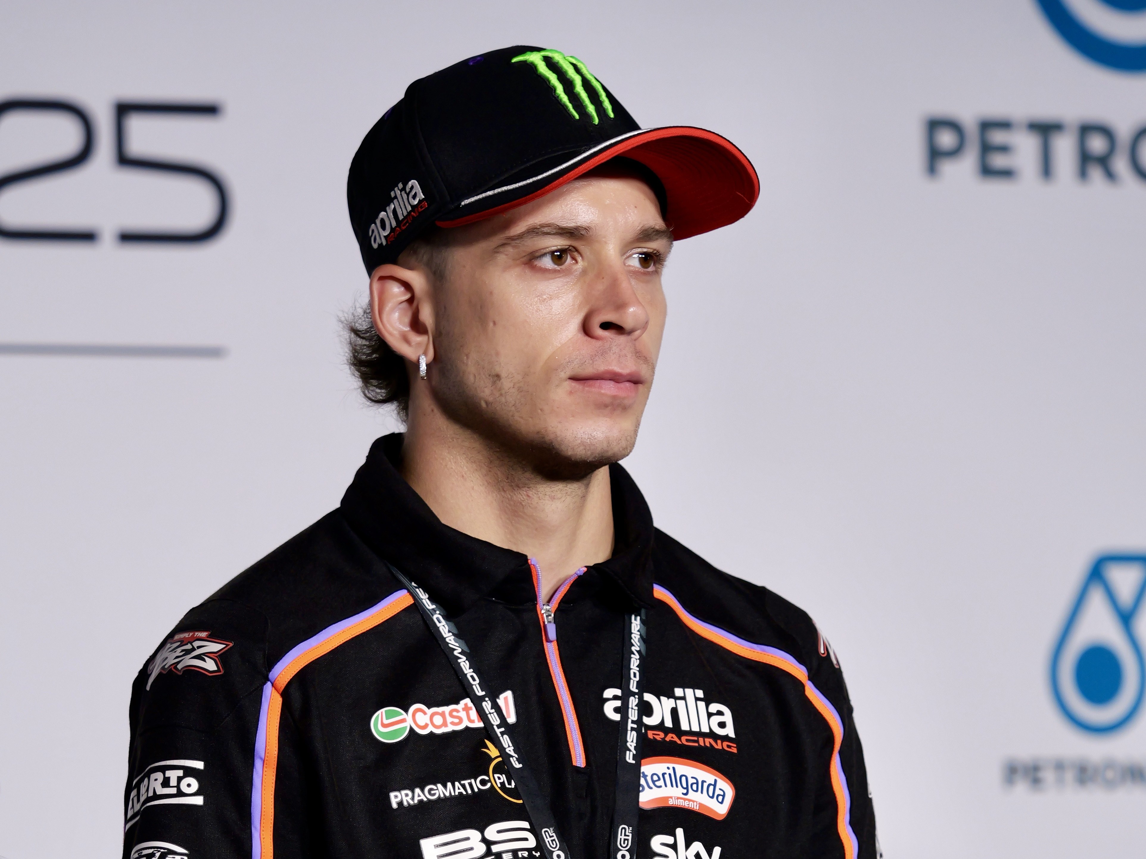 Marco Bezzecchi at the 2025 Malaysian motorcycle Grand Prix