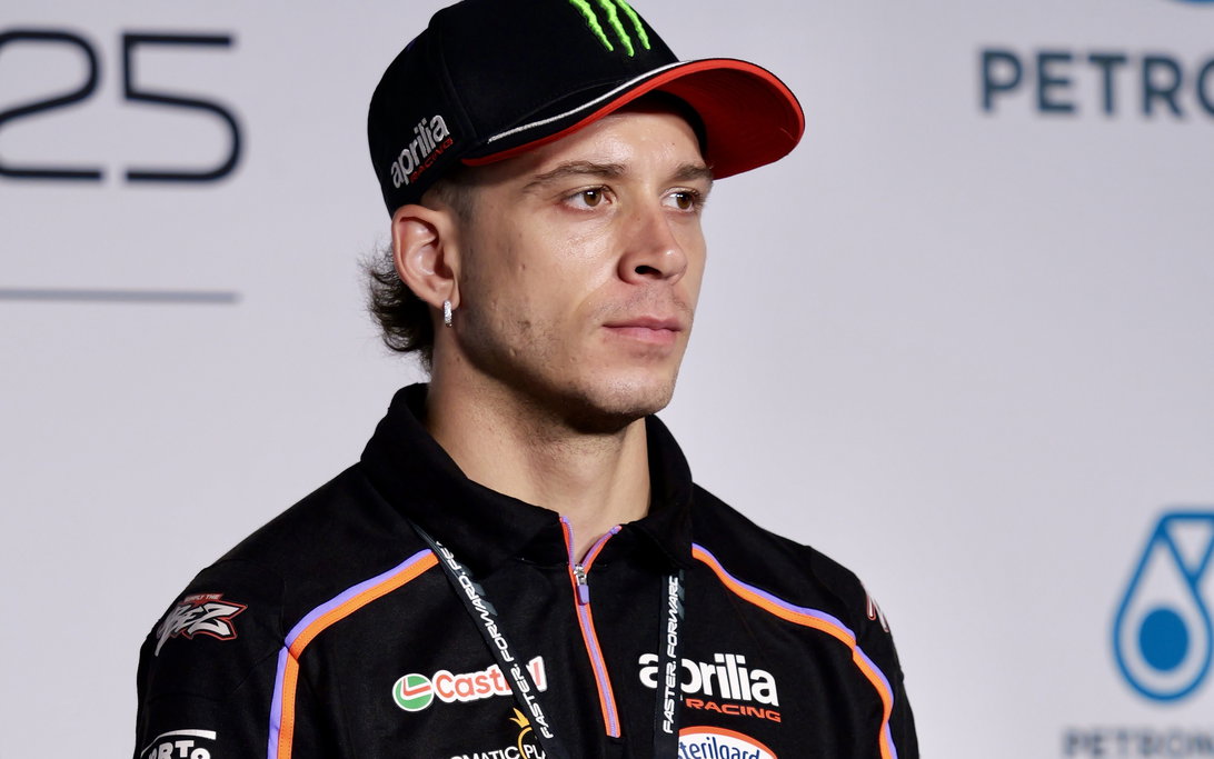 Marco Bezzecchi at the 2025 Malaysian motorcycle Grand Prix
