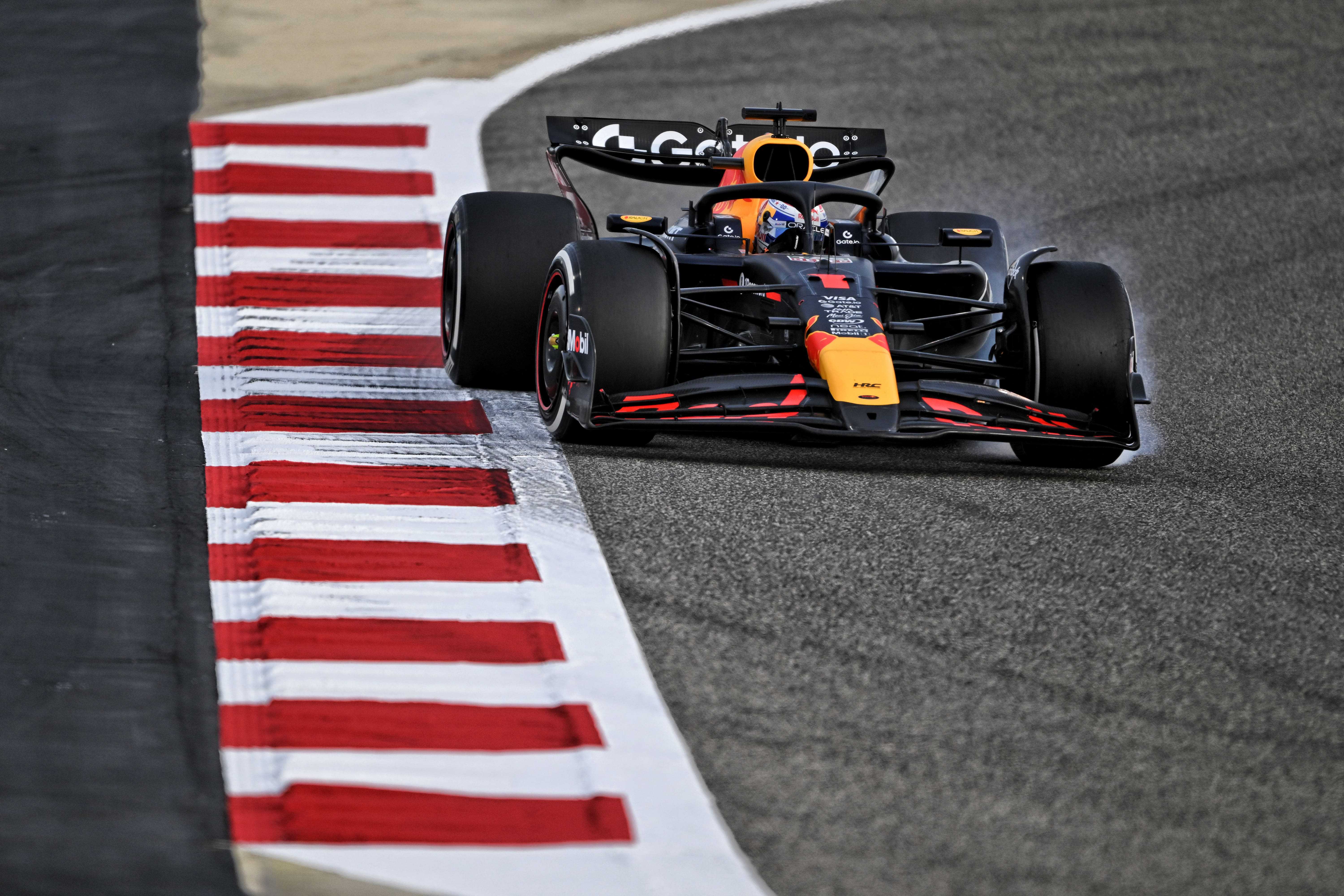 Max Verstappen bahrein testing