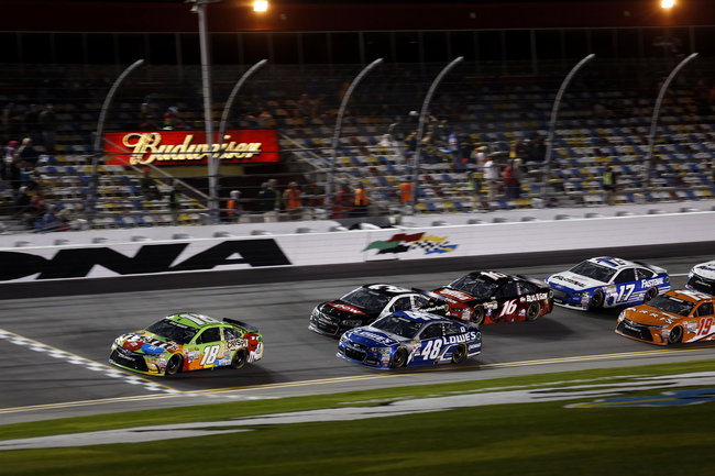 NASCAR Kyle Busch during the Daytona500 in 2015