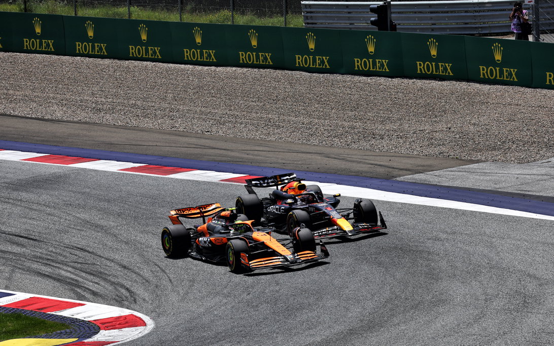 Norris Verstappen Austria 2024